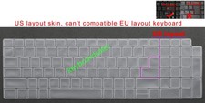US Keyboard Skin Cover For Dell Precision 7550 7560 P93F 7750 7760 P44E P44E002