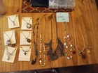 Vintage Costume Jewelry Lot of 12 Necklaces various  designs