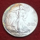 ✨ Storage Find ✨ 1987 American Silver Eagle $1 1 Oz .999 Fine Silver BU Toning