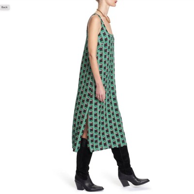 NWT COREY LYNN CALTER Jolie Dress in Link Chain Print Size XS