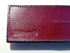 Pelikan 2er Lederetui bordeaux # sehr gut erhalten # unbenutzt # (1605SH)