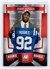 2010 Donruss Elite #186 Jerry Hughes #/999 Rookie Indianapolis Colts