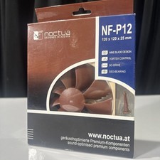 Noctua NF-P12 120mm Quiet Fan 3-Pin Brown/Beige New in Box