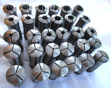 Lot Set of 30 Hardinge 5C Collets. Range Is 3/64 to 1". Half w/Internal Thread