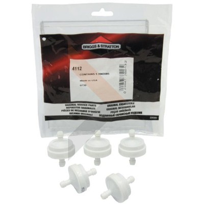Briggs u. Stratton KRAFTSTOFFFILTER (5 X 394358S)  | 4112 | 024847760132