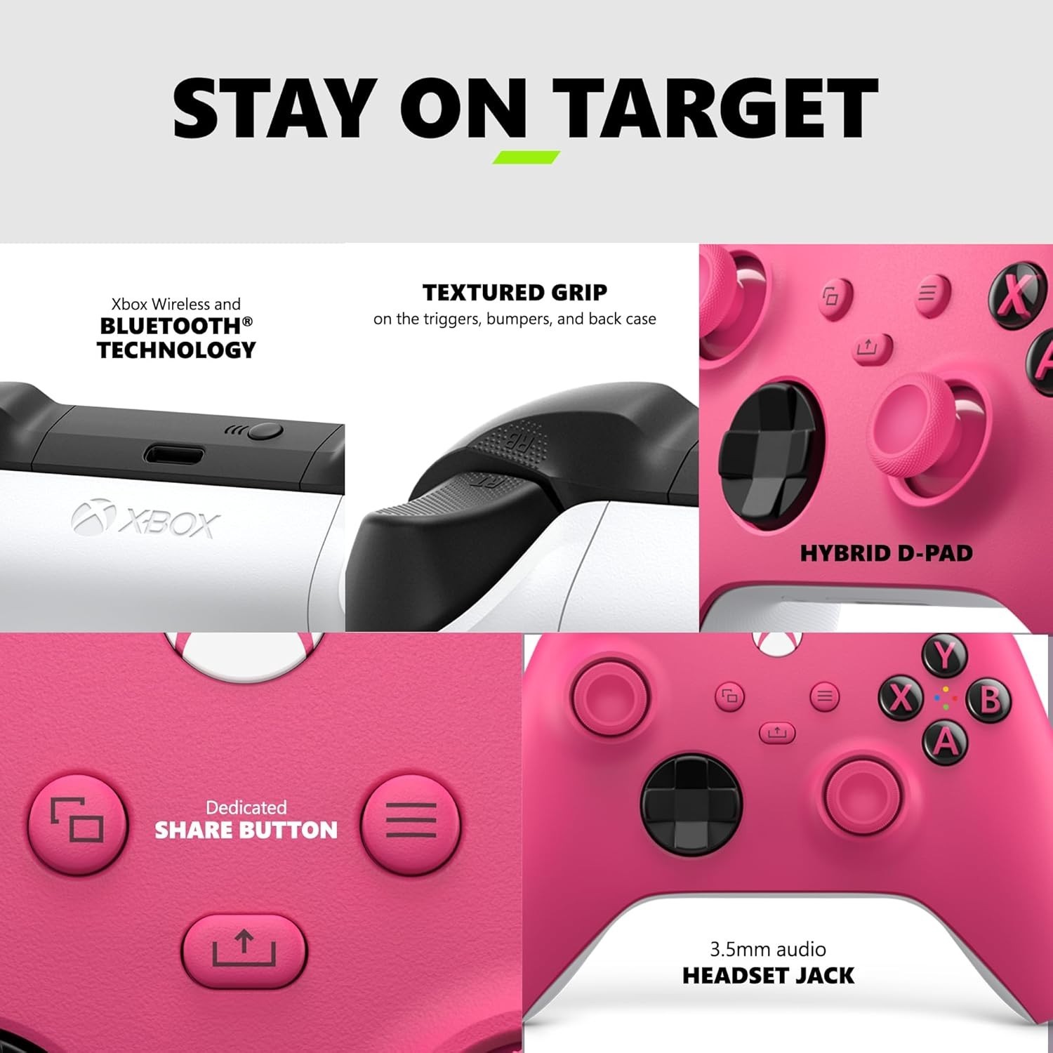 Wireless Gaming Controller 2025 – Deep Pink – Play on, Windows, Android, iOS,... - Thumbnail 5