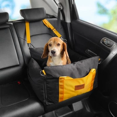 VEVOR Siège d'auto pour chiens de petite taille animaux de compagnie 11 kg noir - Photo 1/4