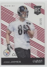 2015 Panini Clear Vision Rookie Red 16/25 Jesse James #163 z5i
