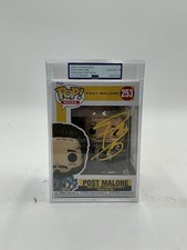 Post Malone F1 Trillion Austin Stoney #253 Signed Funko Pop PSA GEM MT 10
