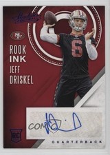 2016 Panini Absolute Rook Ink Blue Jeff Driskel #23 Auto 0a3