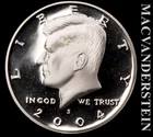 2004-S Silver Kennedy Half Dollar - Choice Gem Proof  Lustrous  #L4920
