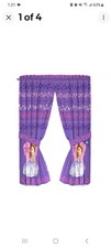 New Disney Junior Sofia Princess Drapes Panels Curtains, Set of 2 42"x63" Each 