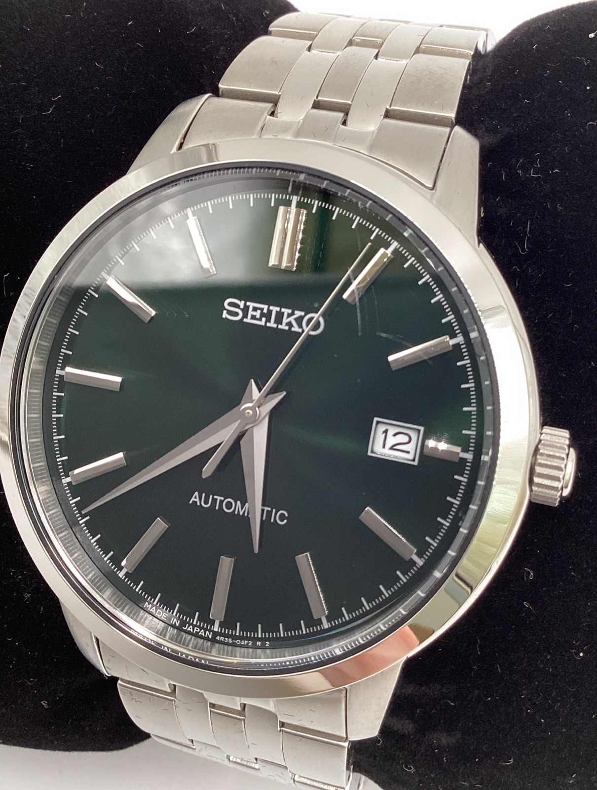 SEIKO Men's SRPH89 Automatic Essentials Green Sun… - image 2