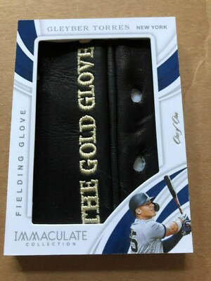2019 PANINI IMMACULATE GLEYBER TORRES JUMBO GLOVE