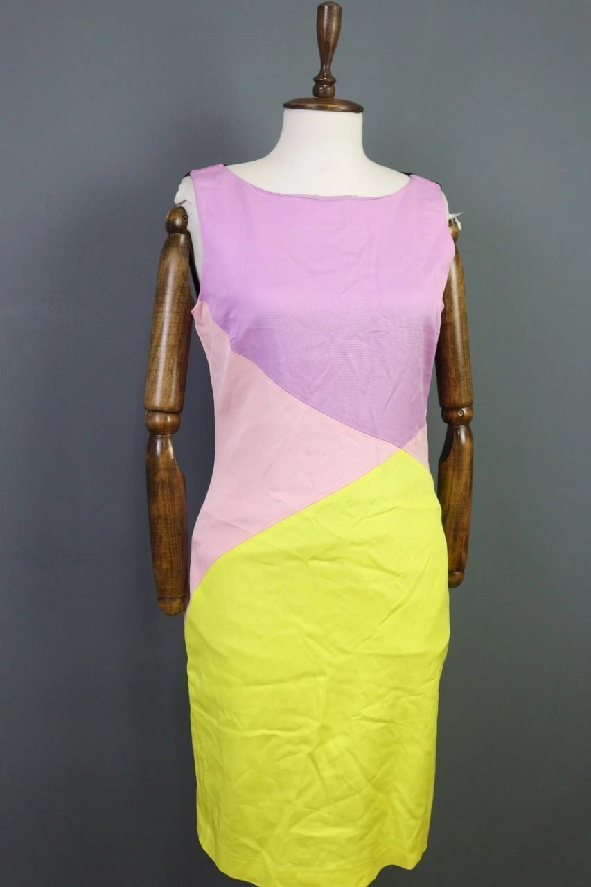 Abito senza maniche VERSACE COLLECTION multicolore Bodycon taglia 46