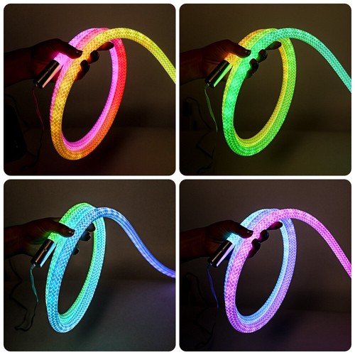5V 360° WS2812B LED Strip Lights Neon RGB Flex Rope Waterproof Outdoor Lighting - Picture 12 of 12