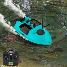 600m Fishing Bait Boat GPS Remote Control Standby 90min Lithium Battery Bule