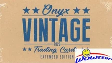 2020 Onyx Vintage Extended Baseball Factory Sealed HOBBY Box-2 ON-CARD AUTOS ! 