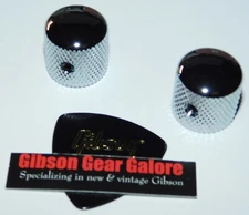 Charvel So-Cal Knobs Set SC2 Chrome Guitar Parts Project Style 2 Dome Superstrat