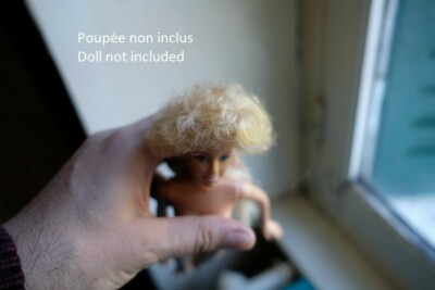 Vintage Barbie PERÜCKE Puppe Haar Schleife blond Stil Sixty Seventy 60' 70'