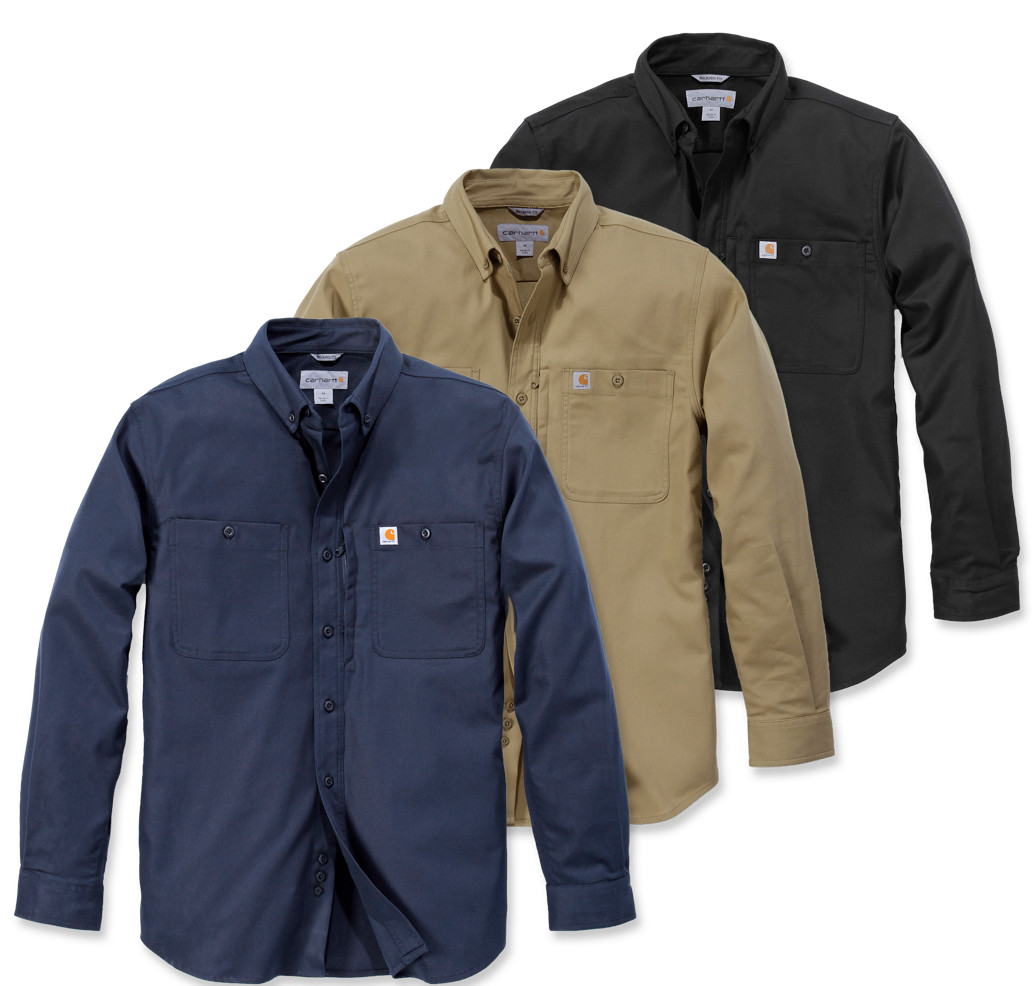 Carhartt Rugged Professional Long Sleeve Shirt Freizeithemd Arbeitshemd 102538