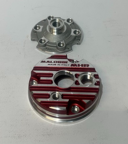 Gruppo Termico Cilindro Malossi 52mm MHR Flangiato Testa Scomponibile Rossa - Foto 8 di 15