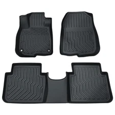 TPE Rubber Car Floor Mats All-Weather For 17-22 Honda CR-V Cargo Liner Black