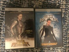 Lara Croft: Tomb Raider and The Cradle of Life DVD Lot set Jolie Voight