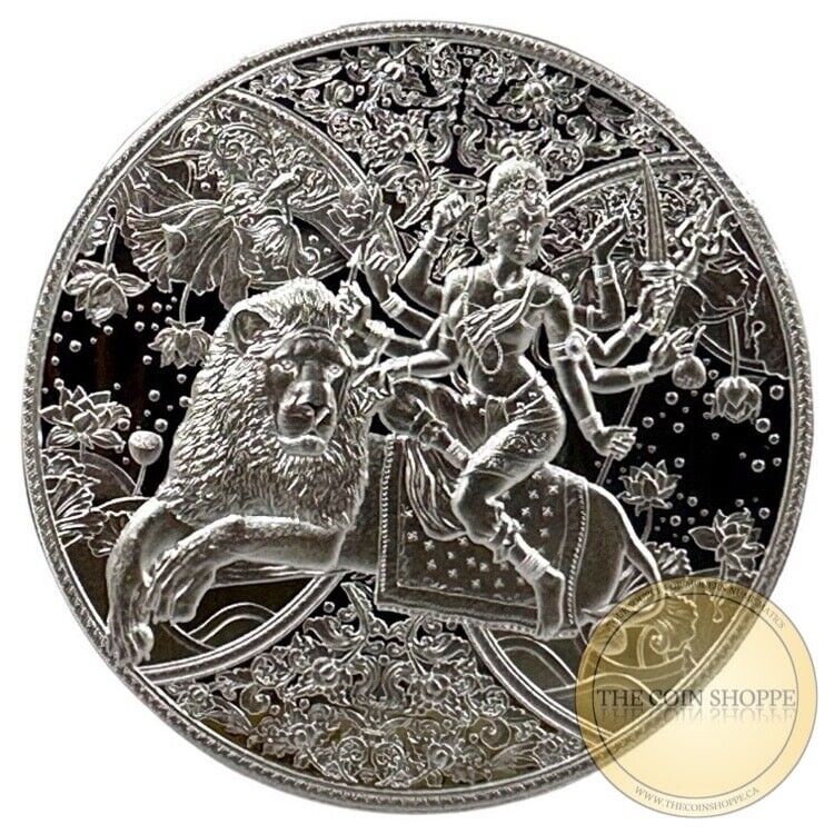 DURGA 2023 2000 FRANCS CFA 1 OZ PURE SILVER   CAMEROON  LE GRAND MINT-image