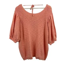 LOFT Women’s Pink Balloon Sleeve Top Size. XL