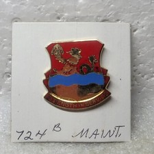 US Army Korean War era 724th Maintenance Battalion DI DUI Unit Crest Made in USA