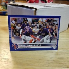 Boston Bashers 2022 Topps Navy Blue Card #630 Boston Red Sox 