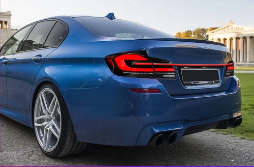 Smoked LED Tail Lights For BMW 5 Series F10 F18 2011 - 2017 Sequential Rear Lamp - Picture 5 of 7