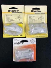PRIME-LINE & SLIDE-CO WINDOW SASH LOCK, LOT OF 3, WHITE, SEALED