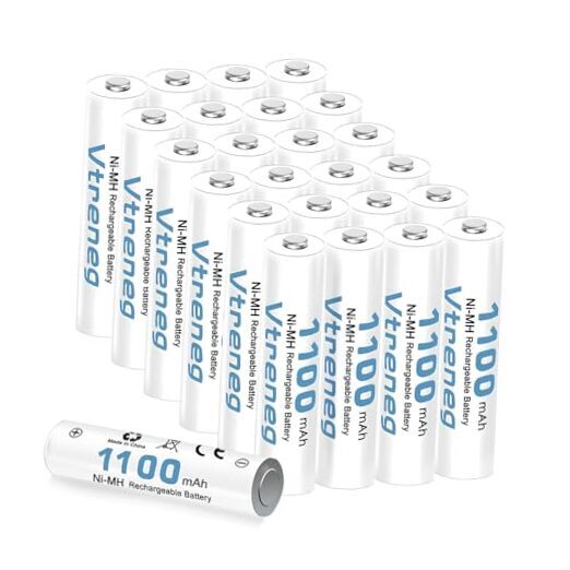 1.2V Ni-MH AAA Rechargeable Batteries 24-Pack for Electronics-image