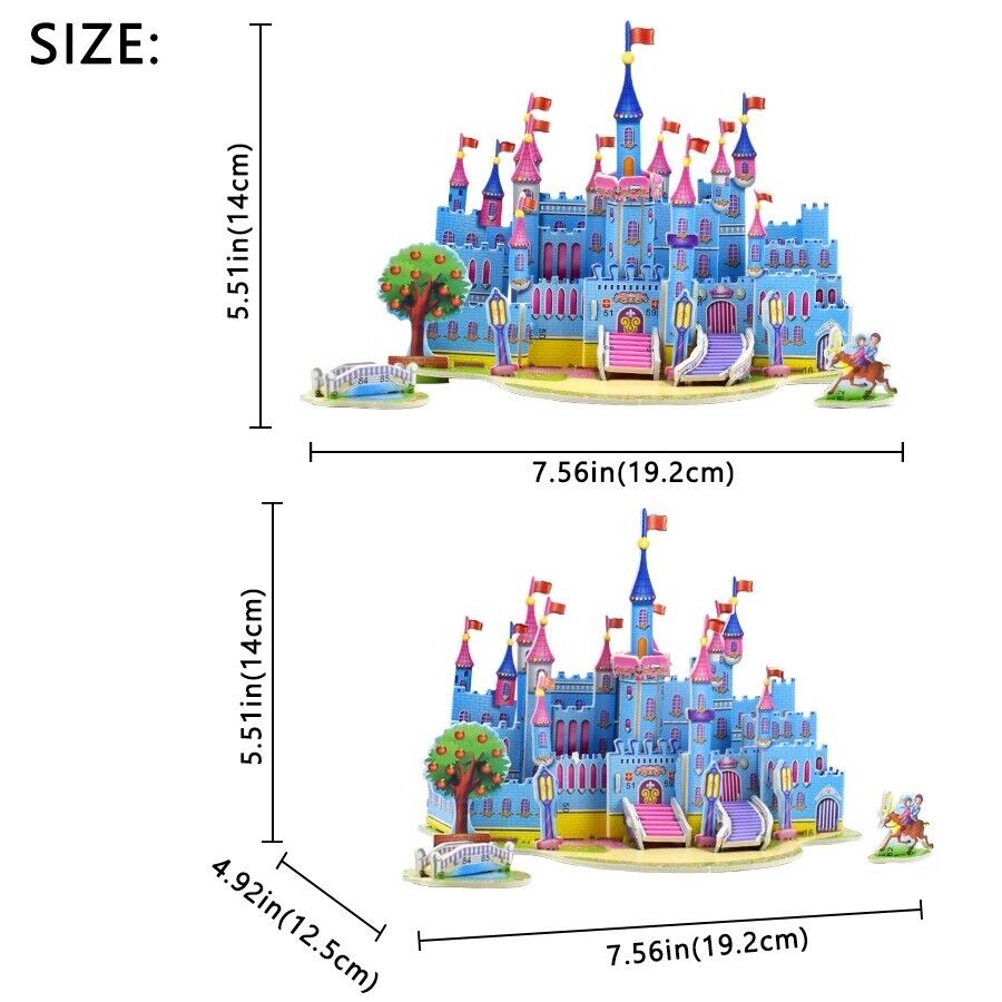 Quebra-Cabeça 3D Castelo