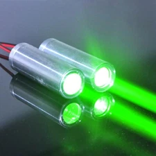 2pc  532nm 50mW Green Laser Module Dot Thick Beam Bar Stage Light 22x70mm