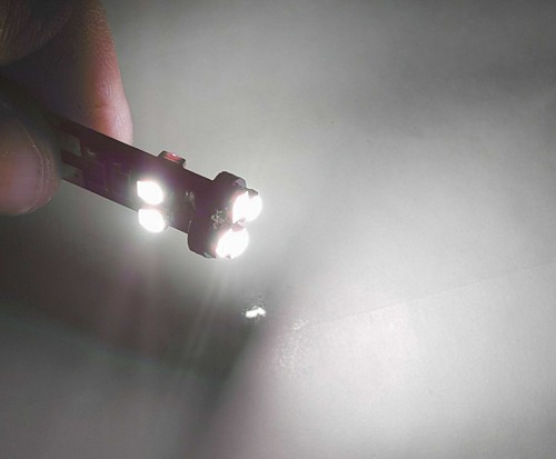 For Citroen C1 LED Bulbs License Plate Lighting Anti Error - Picture 3 of 3