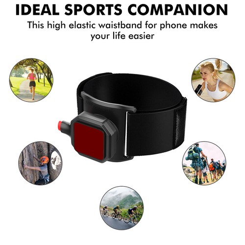 3.5-6.5inch Quick Release Running Bag Phone Holder Men Women Armband/Wristband - Photo 3 sur 3