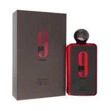 9 pm Rebel by Afnan 3.4 oz EDP Cologne Perfume for Unisex New In Box