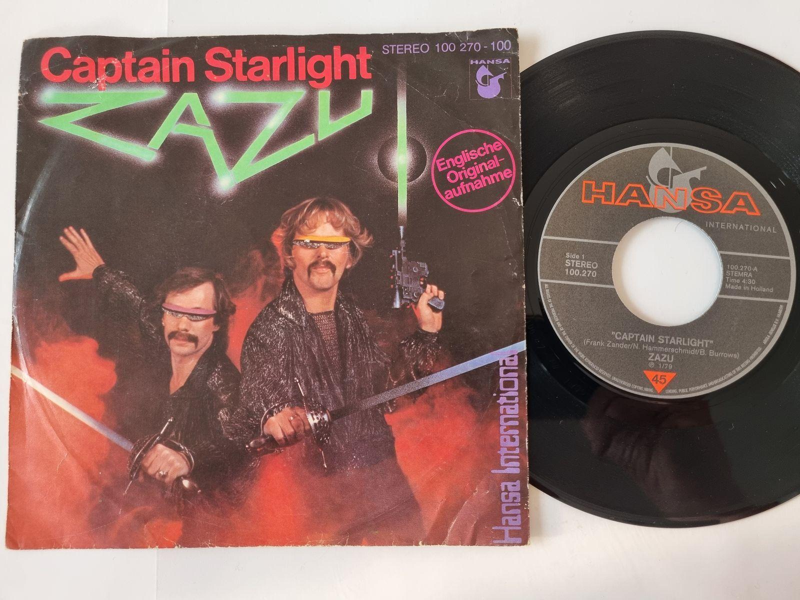7"" Single Zazu/ Frank Zander - Captain Starlight Vinyl Holland