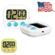 The maximum time set is 99 minutes and 59 seconds Large, Clear Digits LCD timer