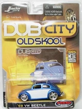2005 JADA DUB CITY OLD SCHOOL '59 VOLKSWAGEN BEETLE BLUE COMBINED SHIPPING