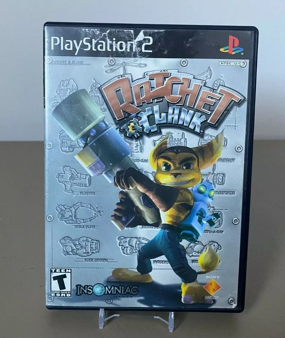 Sony Playstation 2 PS2 - Ratchet & Clank - Black Label USED no manual