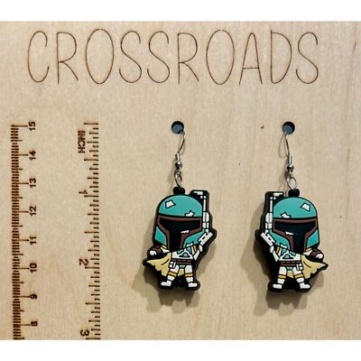 Character Focal Bead Earrings - BE120