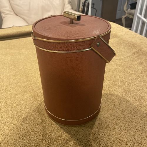 Georges Briard Ice Bucket Red 12” - Picture 5 of 24