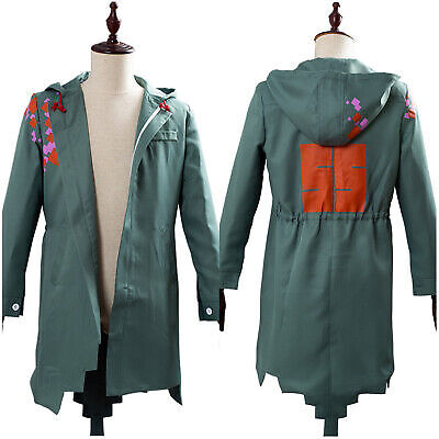 Super Danganronpa Cosplay Costume Komaeda Nagito Jacket Army Green Coat  Only