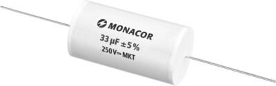 Monacor MKTA-330 Folienkondensator 250 Volt 33µF 270225-0014