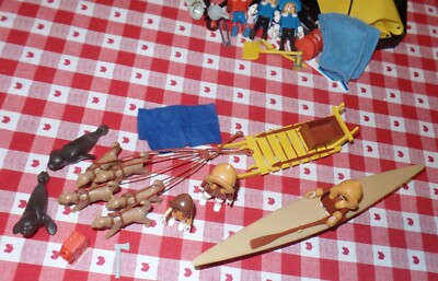 PLAYMOBIL vintage exploration polaire esquimaux enfant garçon sets 3465 3466
