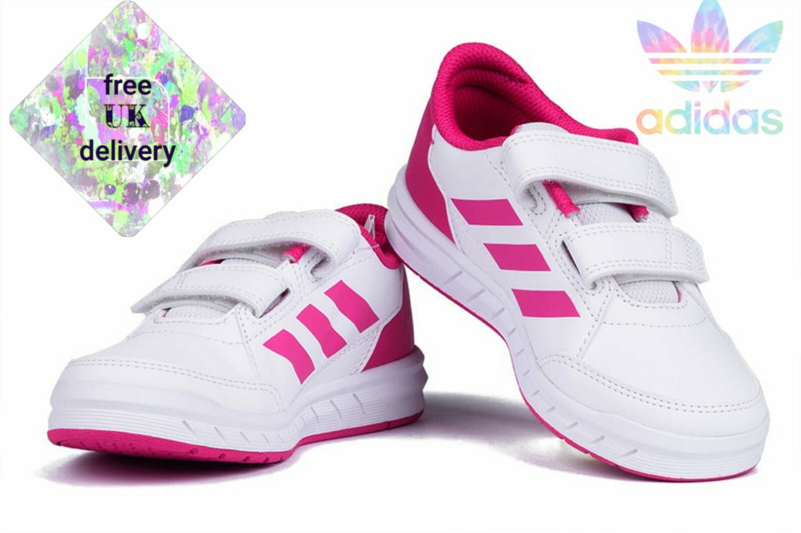 adidas Altasport CF K Jr D96828 Shoes White Size UK 5 .5 for sale online |  eBay